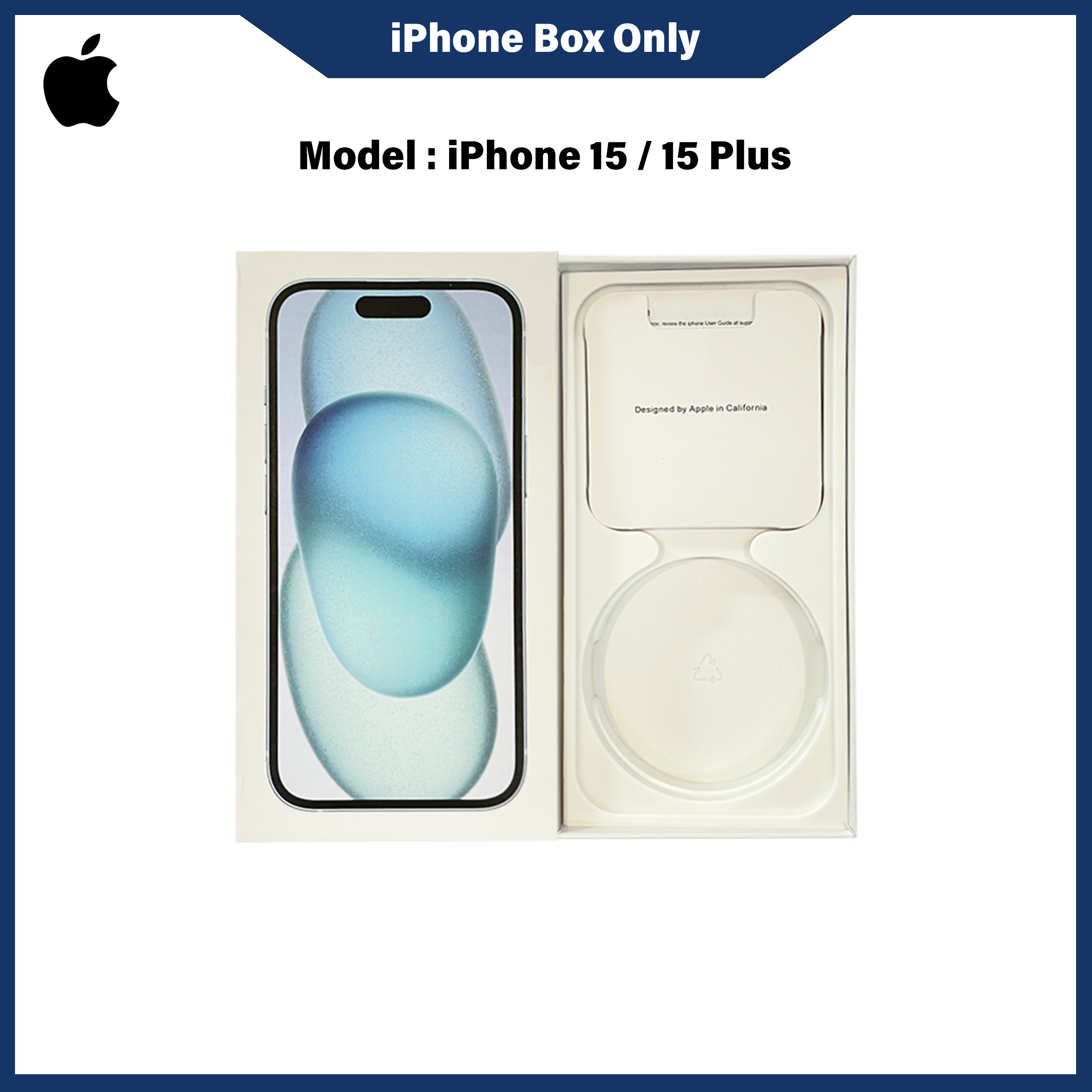 IPHONE BOX - FOR MODEL 15 / 15 PLUS | IPHONE BOX ONLY | SCV GLOBAL