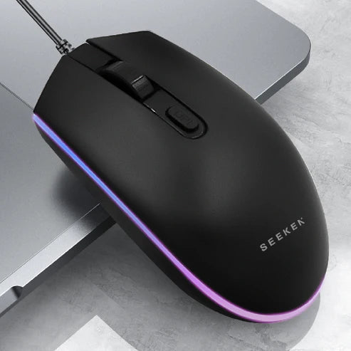 SEEKEN POINTER WIRED OPTICAL MOUSE (S-GY26)
