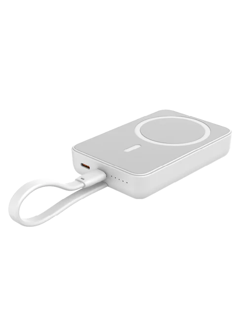 Bank kuasa SEEKEN MagPower 10000mAh dengan kabel USB-C terbina dalam