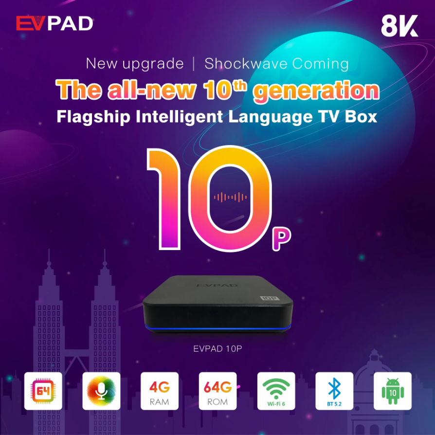 Evpad 10P (4GB RAM + 64GB ROM) New Version 2023 – Scv Global