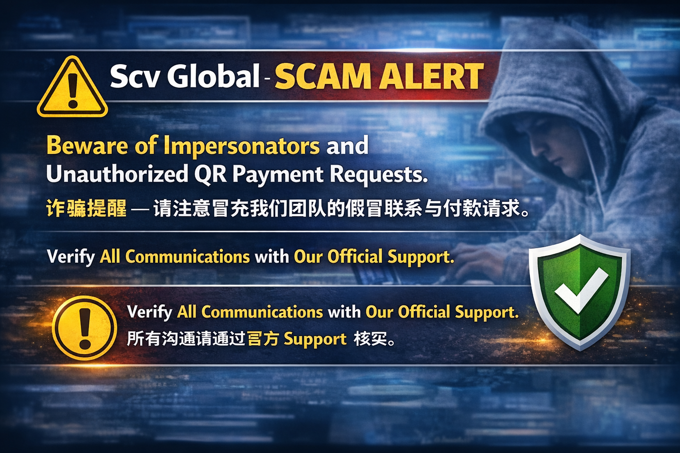 New Update | Scammer Alert !! Scammer Alert !! | Scv Global