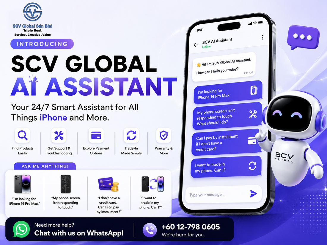 Meet SCV Global AI Assistant | Smarter Shopping & Support
