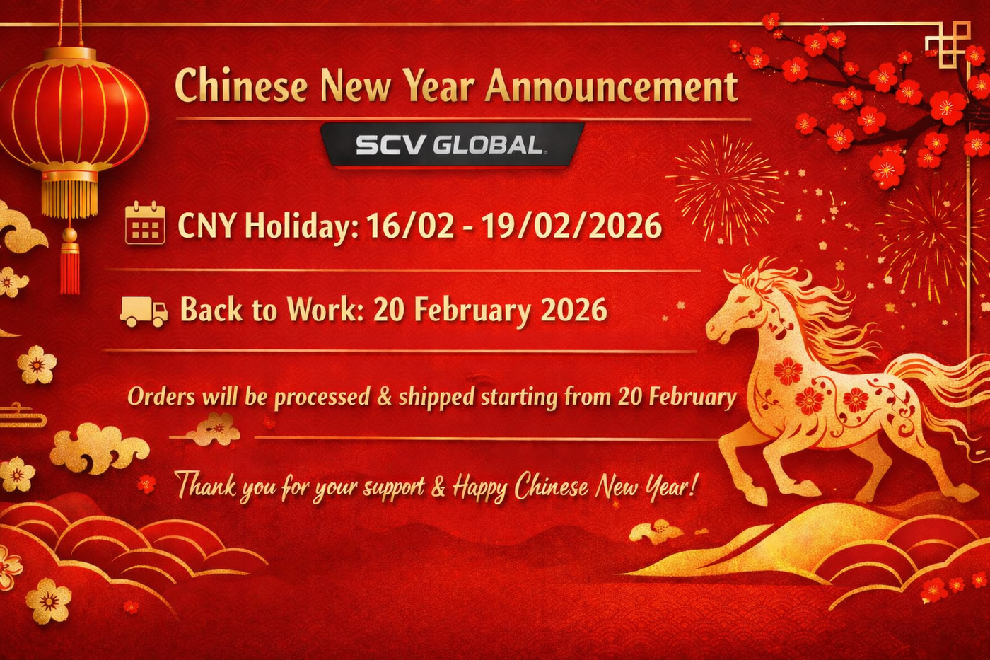 Chinese New Year Holiday Notice – SCV Global