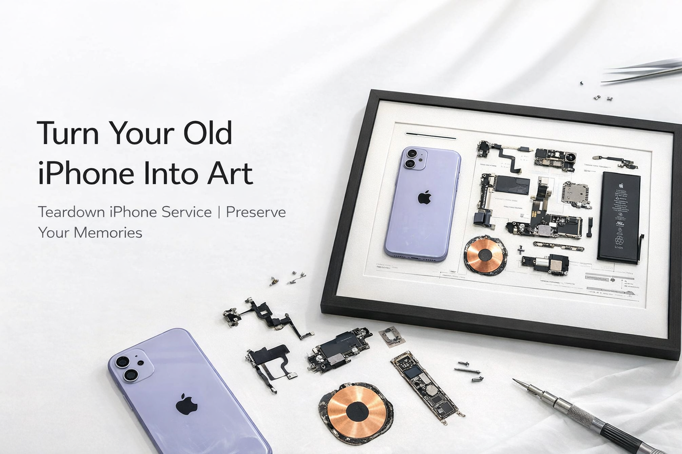 Teardown iPhone Service | Let Yesterday’s iPhone Become Tomorrow’s Art | Scv Global