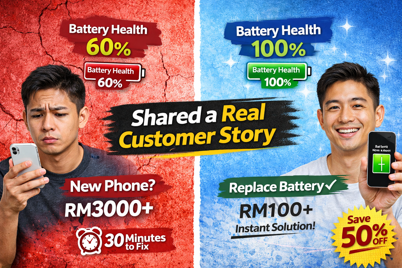 A Real Story | iPhone 11 Battery Health 60% | Scv Repair