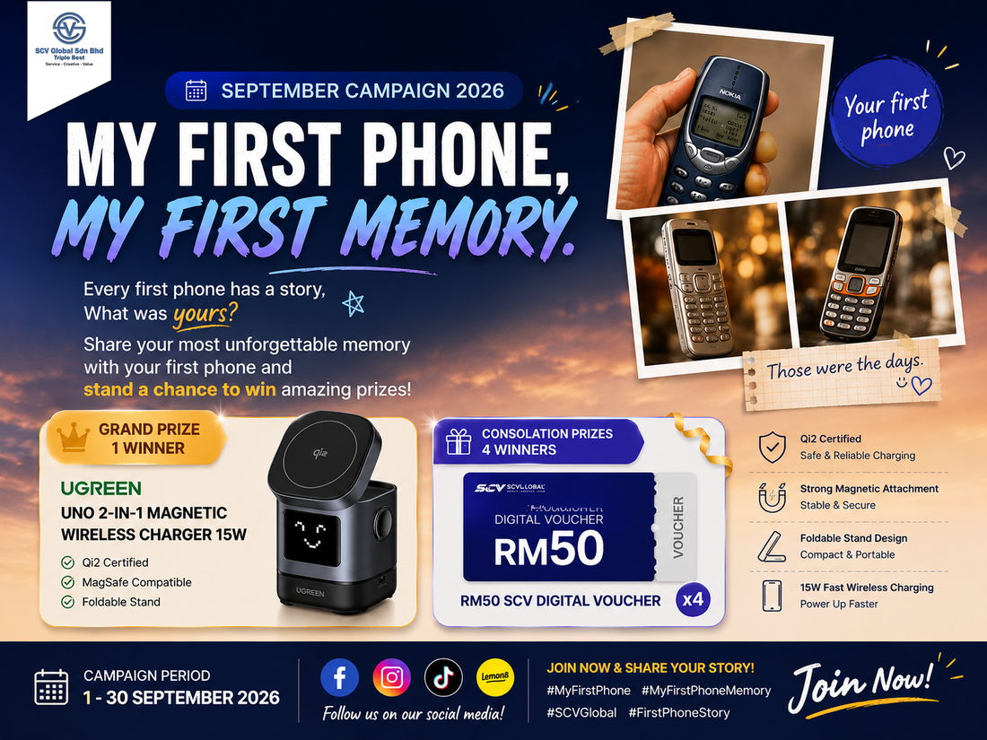 My First Phone, My First Memory | September Giveaway 2026 | Scv Global