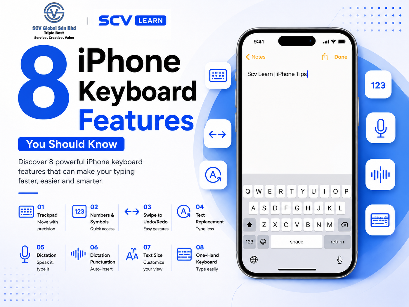 8 iPhone Keyboard Features You Should Know | SCV Learn+