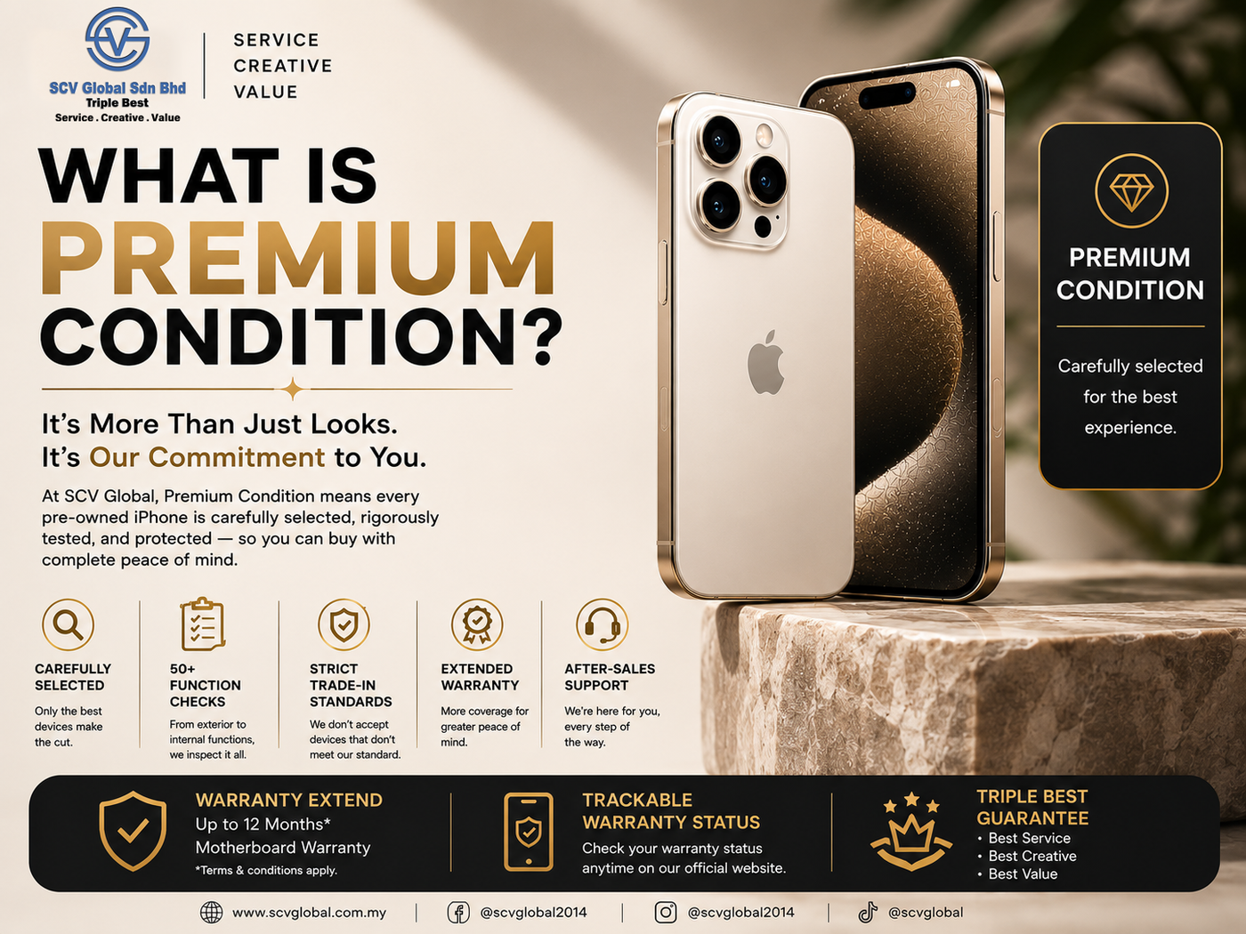 What Premium Condition? | Why SCV Global Focuses on Premium Condition Pre-Owned iPhones | SCV Global