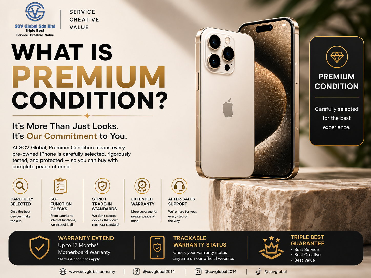 What Premium Condition? | Why SCV Global Focuses on Premium Condition Pre-Owned iPhones | SCV Global