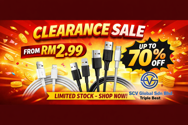 Clearance Sales | From RM2.99 | Save Up 70%