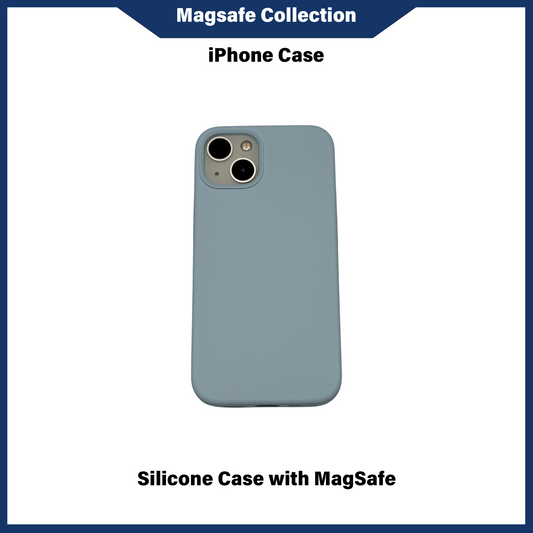 SILICONE CASE WITH MAGSAFE - BLUE (CASE003)