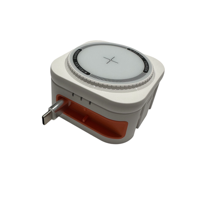 3-IN-1 DESKTOP CHARGER - 25W MULTIFUNCTIONAL CHARGER (WHITE ORANGE) (3IN1DC)