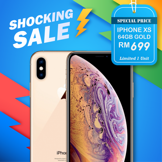 Shocking Sales - iPhone Xs 64GB (Pre-Owned) - Limited 1 Unit
