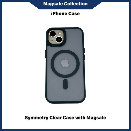 SYMMETRY CLEAR CASE WITH MAGSAFE - NAVY BLUE (CASE002)