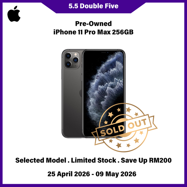 iPhone 11 Pro Max 256GB (Pre-Owned) - 5.5 Double Five