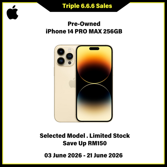 iPhone 14 Pro Max 256GB (Pre-Owned) - Triple 6.6.6 Sales