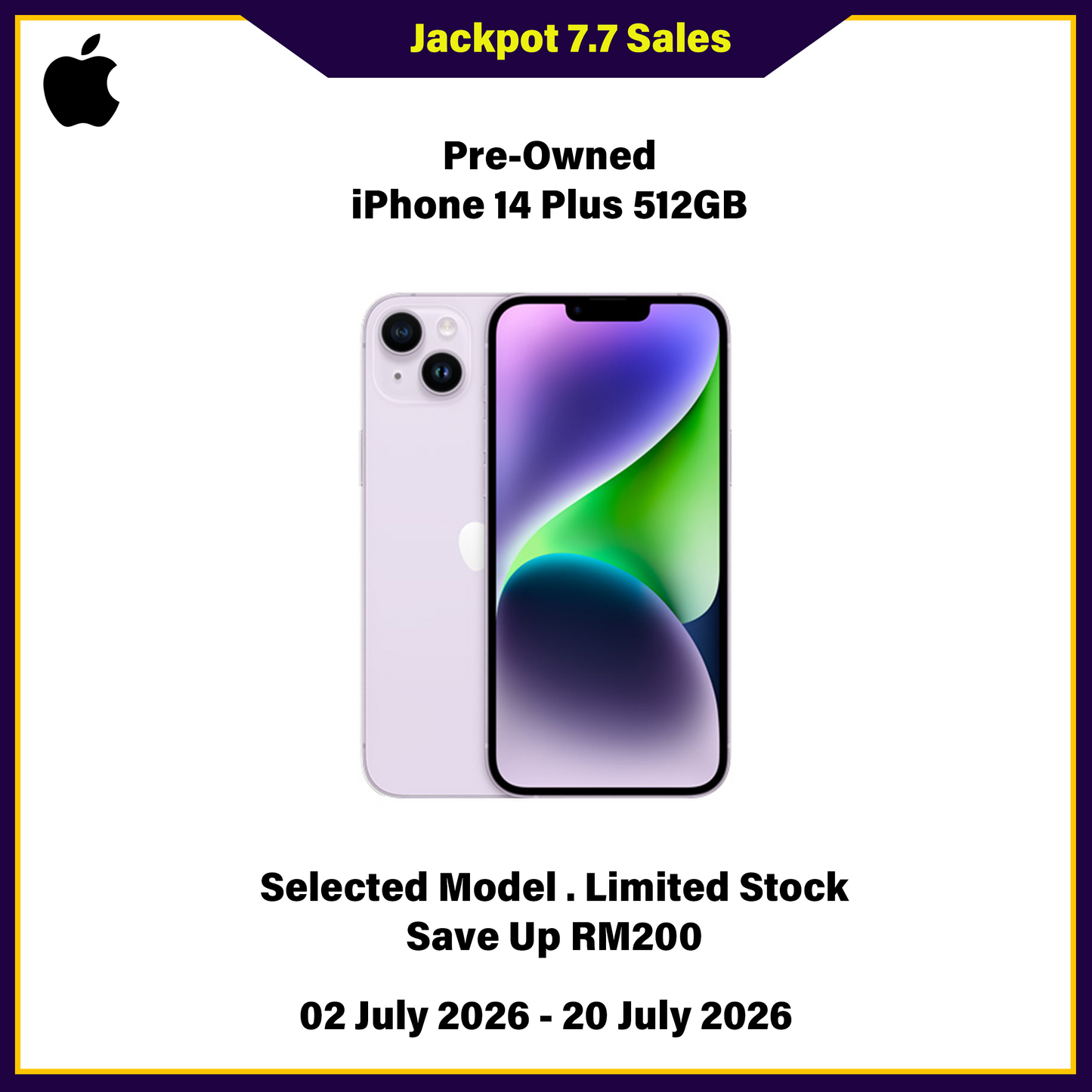 iPhone 14 Plus 512GB (Pre-Owned) - Jackpot 7.7 Sales