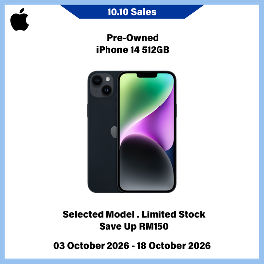 iPhone 14 512GB (Pre-Owned) - 10.10 Sales