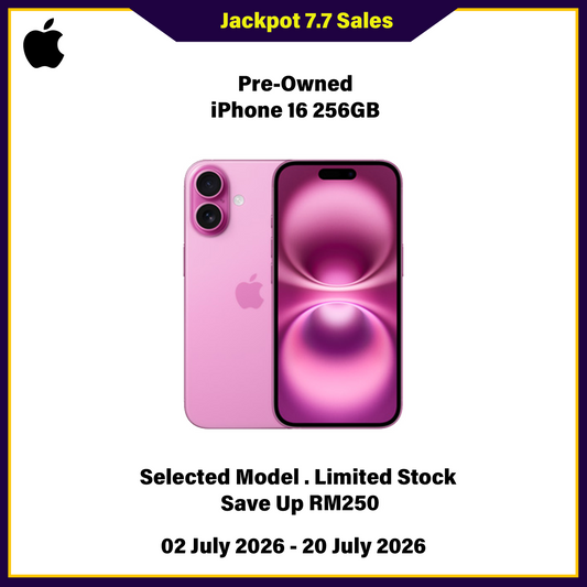 iPhone 16 256GB (Pre-Owned) - Jackpot 7.7 Sales