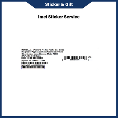 IMEI STICKER FOR YOUR DEVICE