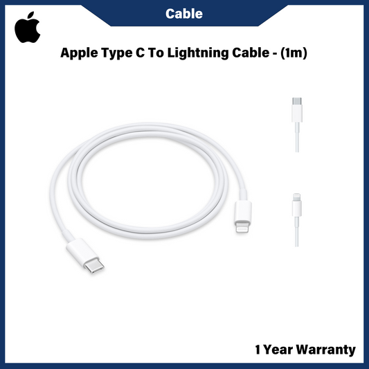 Kabel Apple Jenis C Ke Lightning (1m)