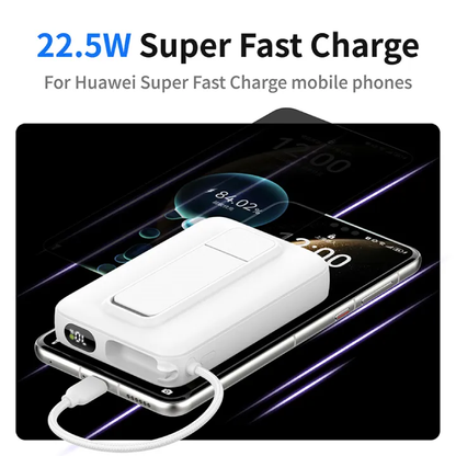 SEEKEN SNAPNERGY MAGPOWER 10000MAH POWERBANK  WITH INBUILT USB-C CABLE (SMF-P9)