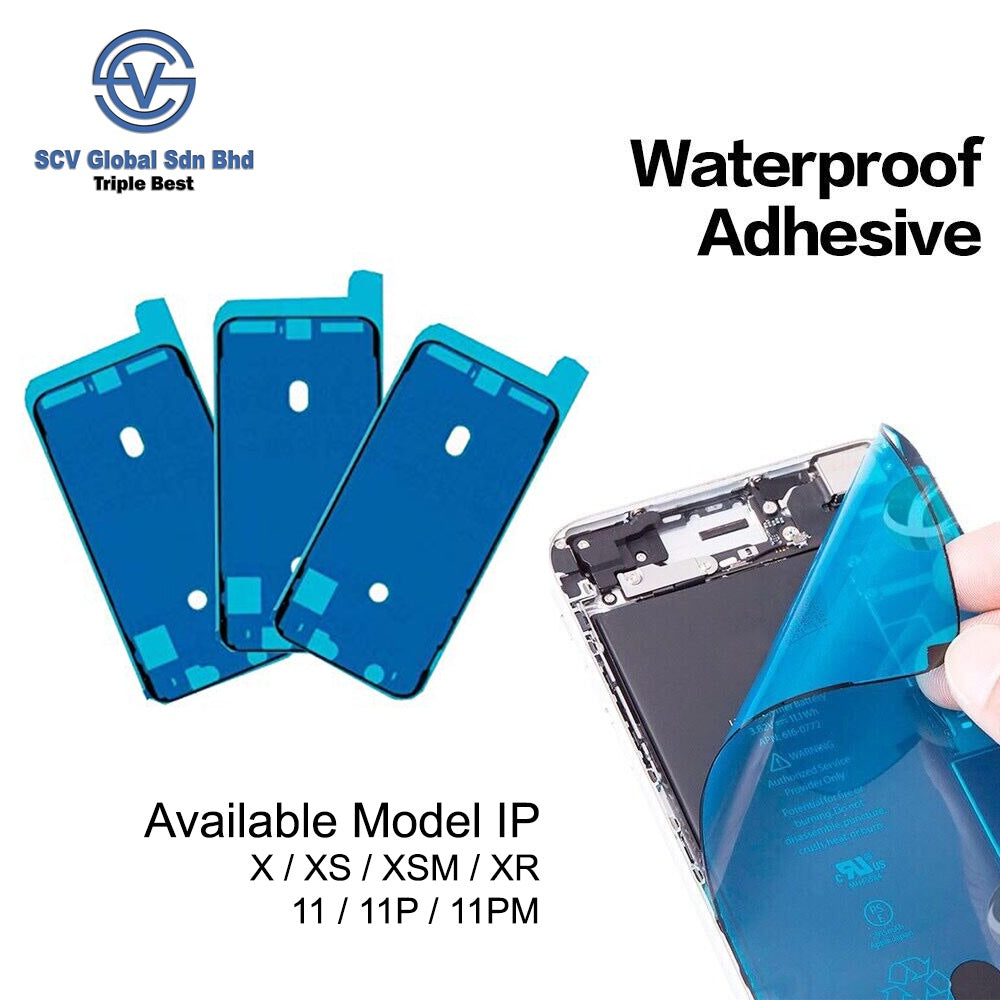Waterproof Adhesive Sticker - For iPhone Display - Scv Global