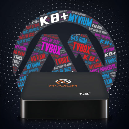 MYVIUM K8+ (4GB RAM + 64GB ROM) NEW Tv Box