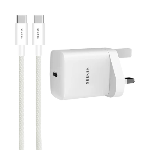 (For Add On) SEEKEN 45W USB-C Adapter with Braided 60W USB-C to USB-C Cable