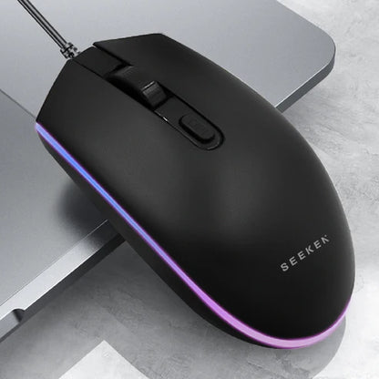 SEEKEN POINTER WIRED OPTICAL MOUSE (S-GY26)