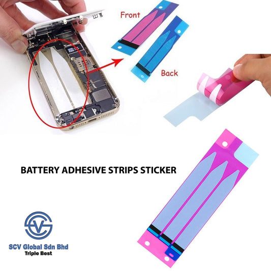 Battery Adhesive Strips Sticker - Scv Global