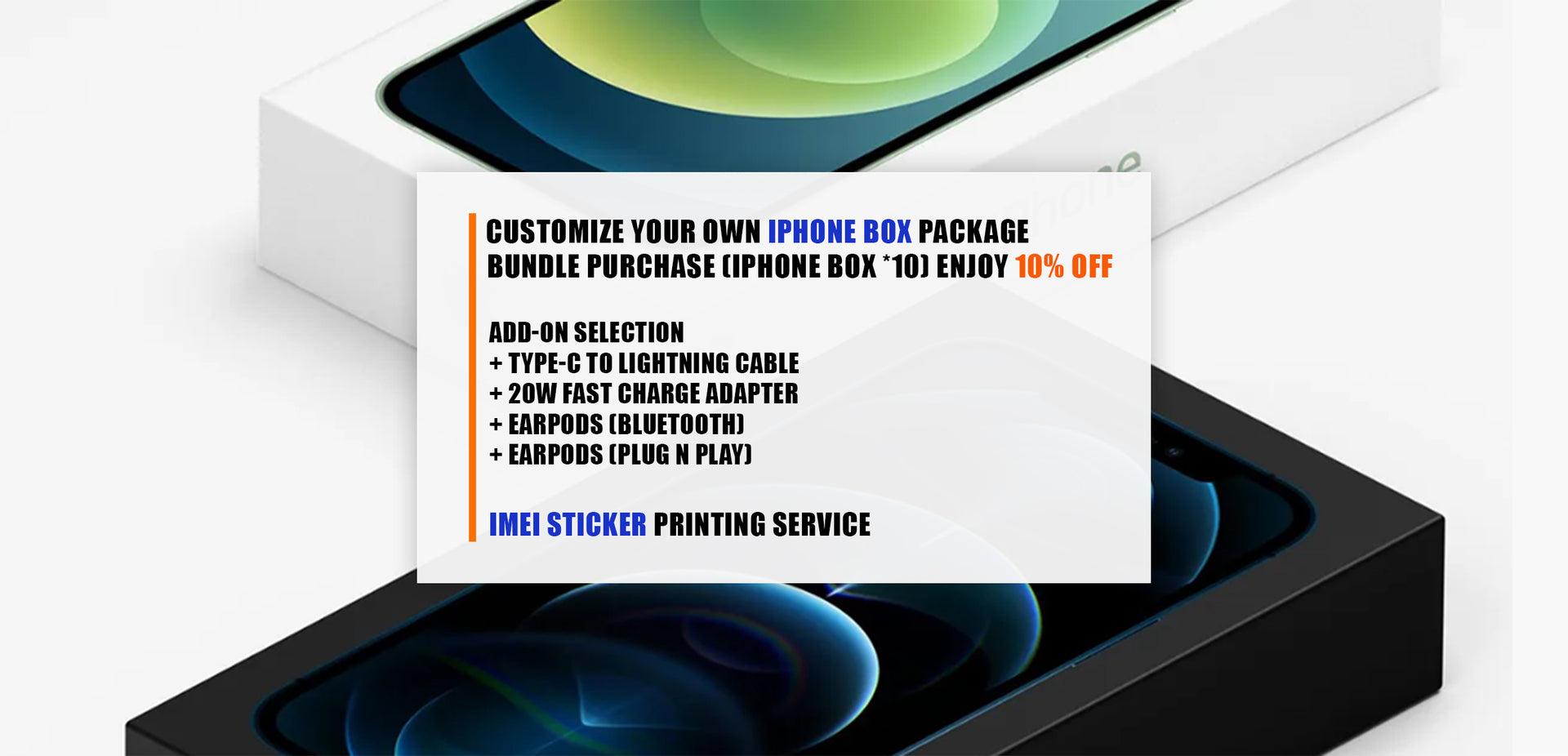 APPLE : iPhone Box Only | Scv Global
