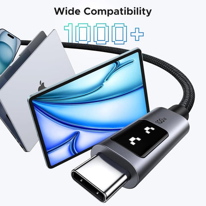 UGREEN UNO 100W PD USB-C to USB-C Cable Fast Charging 5A Nylon Braided Type C E-Marker Chip