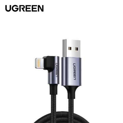 Kabel Lightning Sudut Kanan USB-A UGREEN 1M 