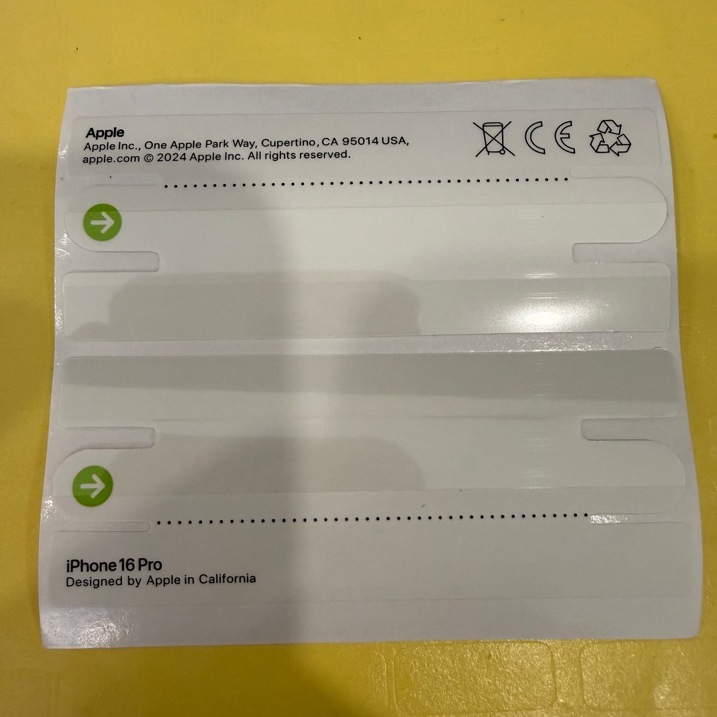 Pelekat Kotak Meterai Untuk iPhone - Untuk Kotak iPhone - Model: 13 - 14 Pro Max