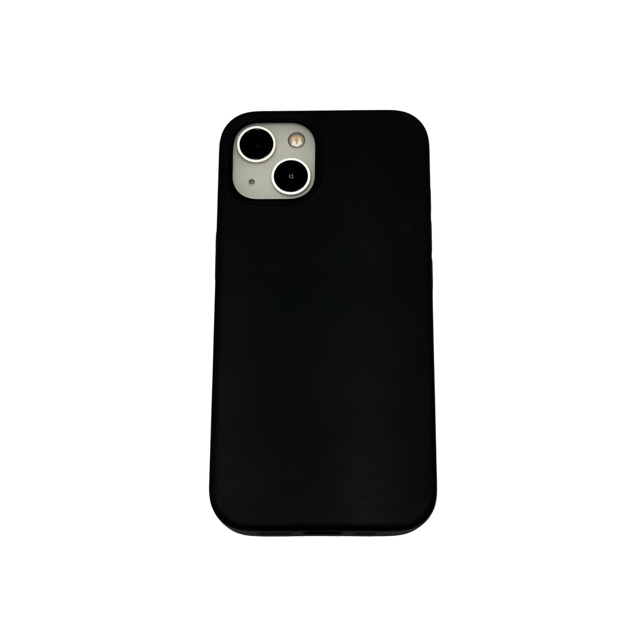 (Combo) Silicone Case with MagSafe - Black