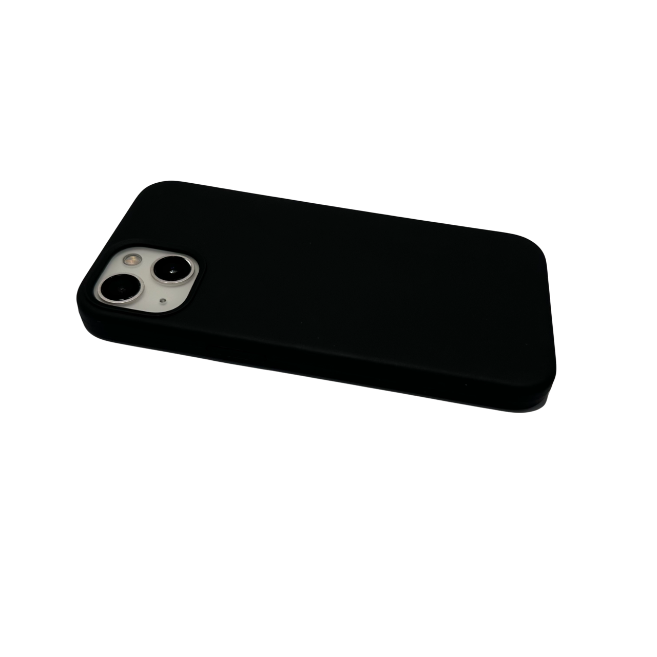 (Combo) Silicone Case with MagSafe - Black