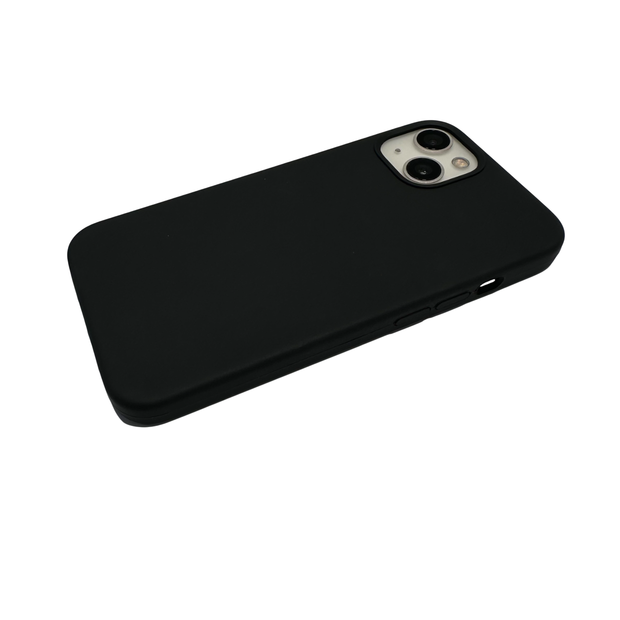 (Combo) Silicone Case with MagSafe - Black