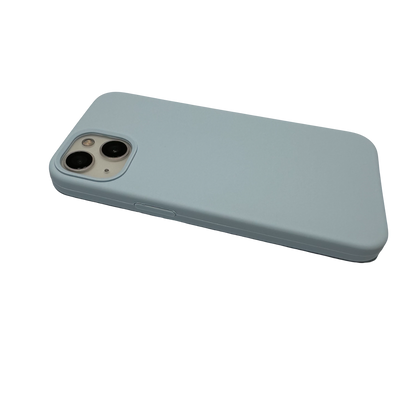 (Combo) Silicone Case with MagSafe - Blue