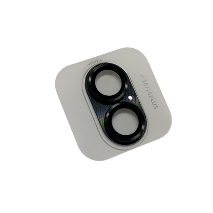 (Combo) Camera Lens Glass Protector Colorful - Black