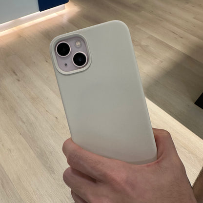 Silicone Case with MagSafe - Cream White