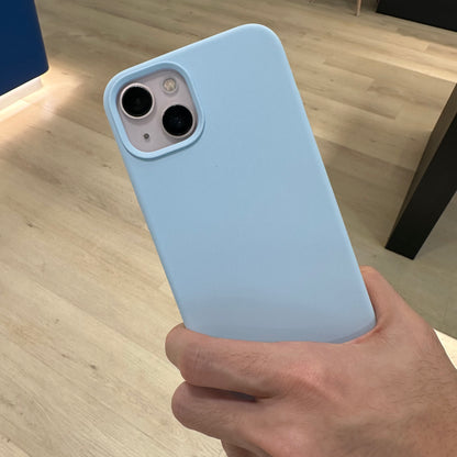 (Combo) Silicone Case with MagSafe - Blue