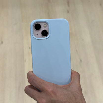 (Combo) Silicone Case with MagSafe - Blue