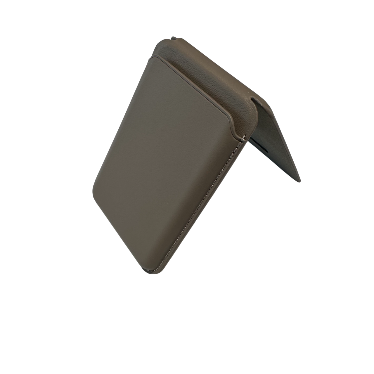 Magnetic Wallet Stand MagSafe Compatible (Brown) (For Instalment)