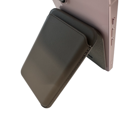 (For Add On) Magnetic Wallet Stand MagSafe Compatible (Brown)