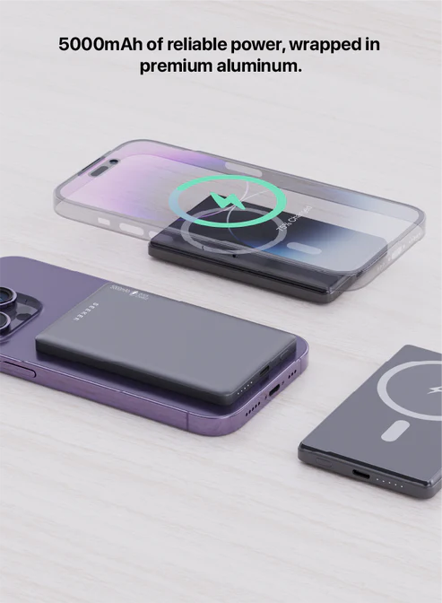 (For Add On) SEEKEN Magpower Super Slim 5000mAh Aluminum Powerbank