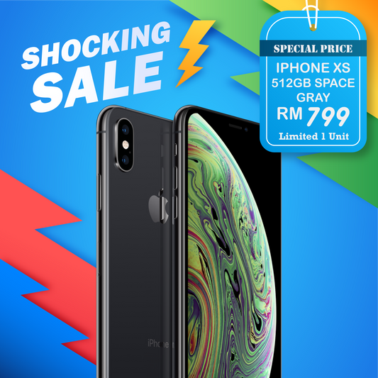 Shocking Sales - iPhone Xs 512GB (Pre-Owned) - Limited 1 Unit