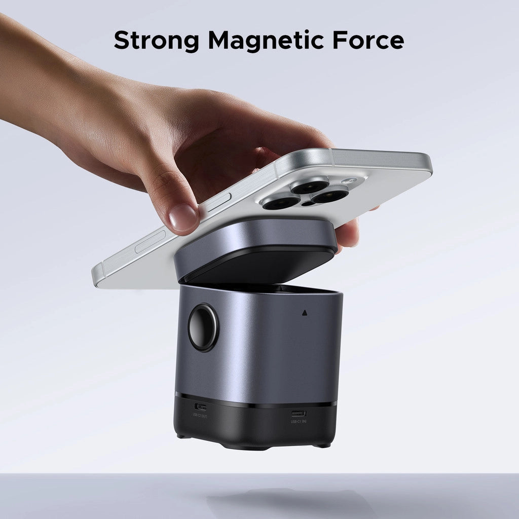 UGREEN UNO 2 in 1 Magnetic Wireless Charger 15W Qi2 Fast Charging Magsafe Foldable Stand