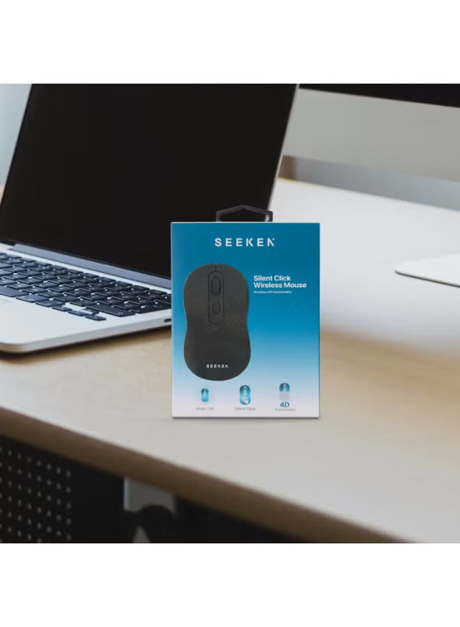 SEEKEN Silent Click Wireless Mouse 4D