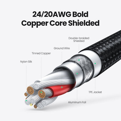 UGREEN USB-A To Lightning Cable Alu Case with Braided